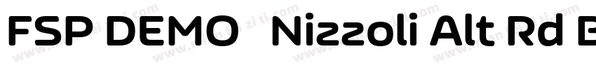 FSP DEMO   Nizzoli Alt Rd Black字体转换